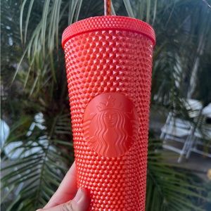 Orange Starbucks Venti Tumbler